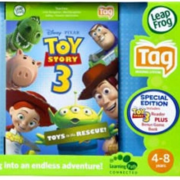 Leapfrog Tag Special Edition Toy Story 3 Reader with Story Book🆕📦⌚🏃🏻💨⚡🚚] - Picture 4 of 8